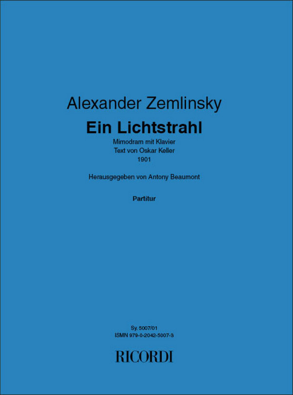 Alexander Zemlinsky Ein Lichtstrahl