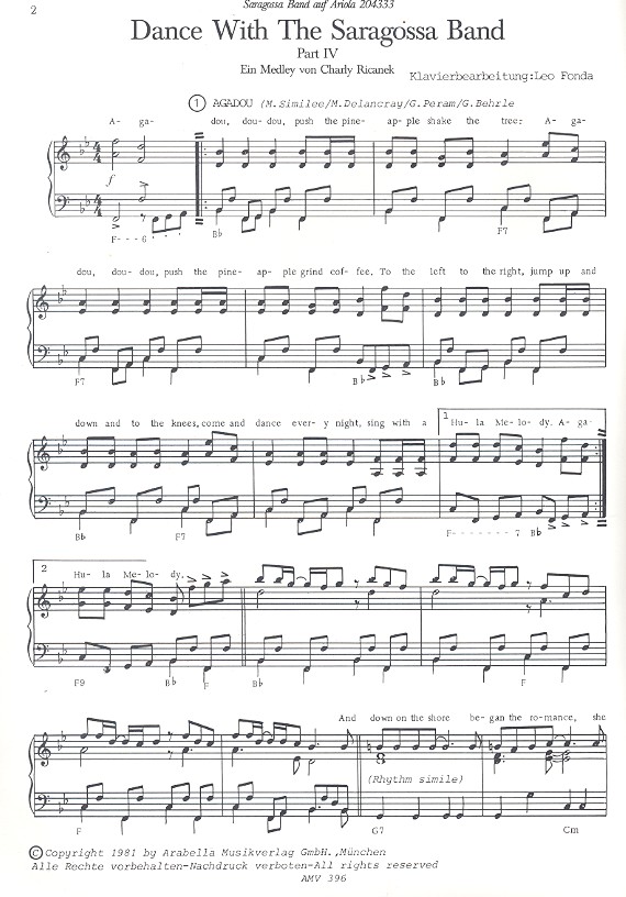 Dance With The Saragossa Band Band 4: