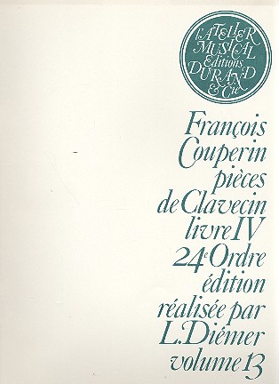 Pièces de clavecin livre 4 (24e ordre) vol.13