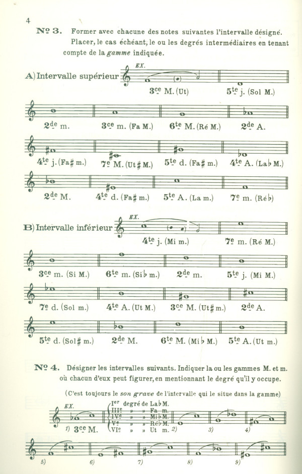 Exercices préparatoires à l'étude de l'harmonie vol.1