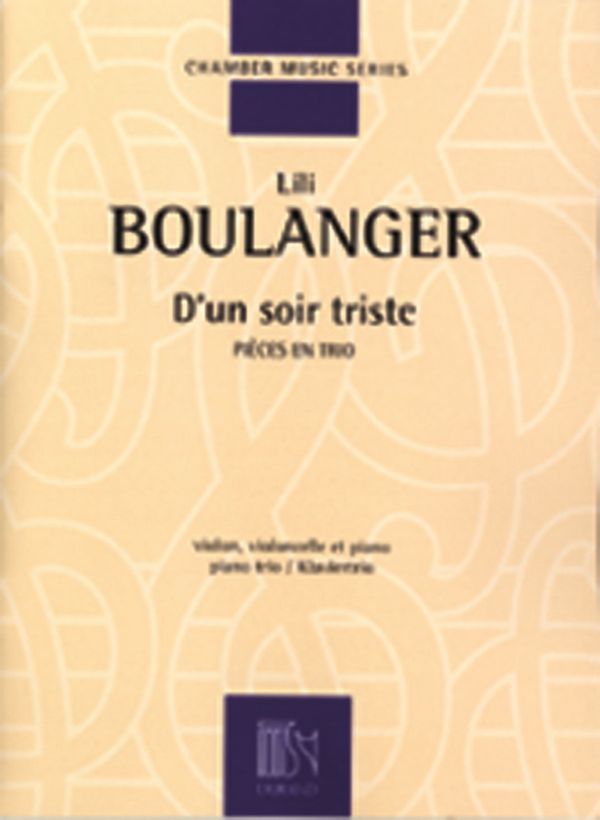 D'un soir triste pour violon, violoncelle