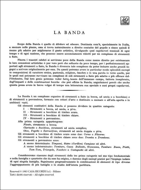 A. Vessella Studi Di Strumentazione Per Banda