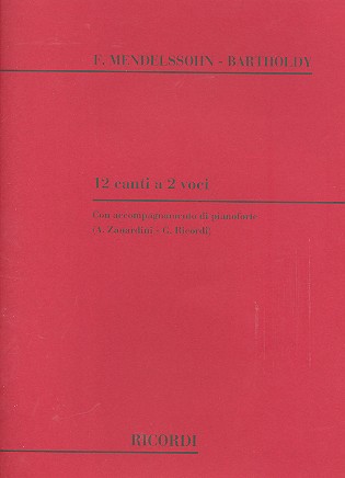 12 Canti a 2 voci