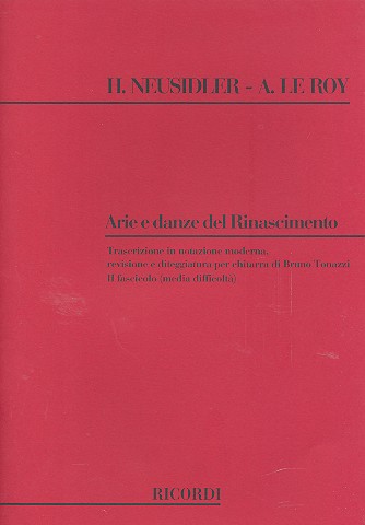 Arie e danze del Rinascimento vol.2