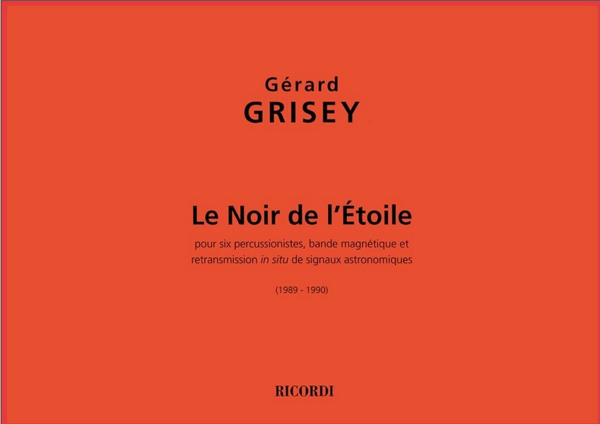 Le noir de l'étoile