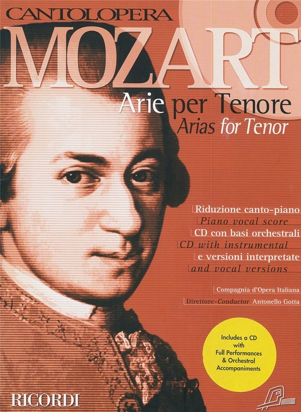 Arias for Tenor (+CD) for tenor and piano