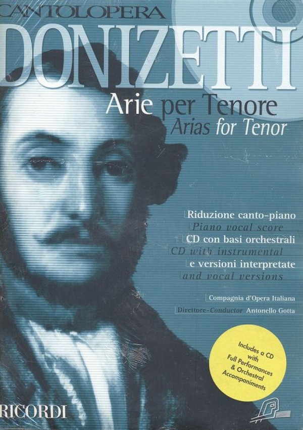 Arias for Tenor (+CD) for tenor and piano