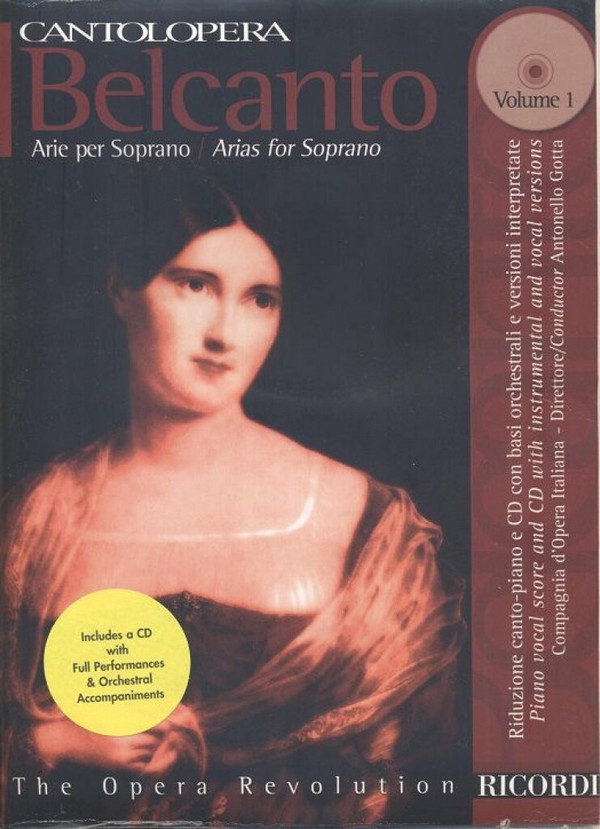 Arias (Belcanto) for Soprano vol.2 (+CD)