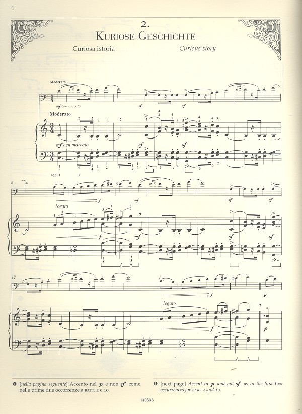 Kinderszenen op.15 für Violoncello
