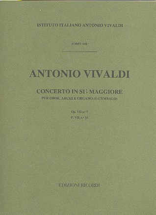 Concerto in sib maggiore op.VII no.7 F.VII no.15