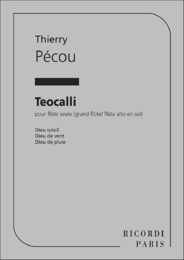 Pecou Teocalli Flute Seule