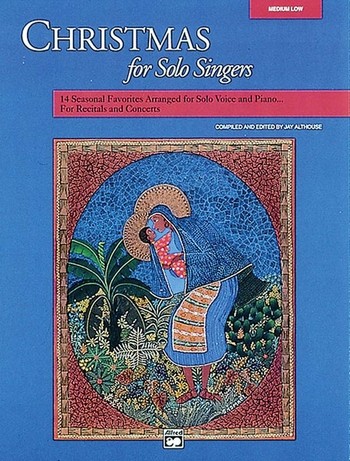 Shafferman (editor) Christmas for Solo Singers. Med/Low CD