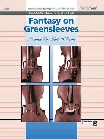 Williams, Mark (arranger) Fantasy on Greensleeves (string orch)