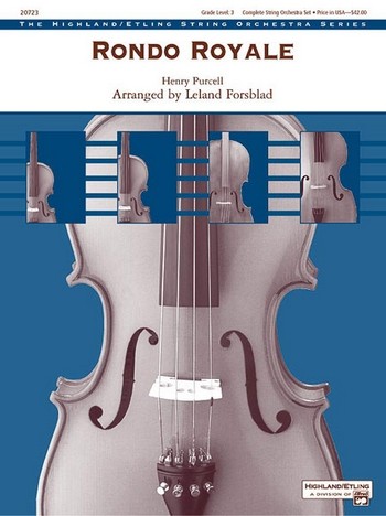 Purcell arr Forsblad Rondo Royale (string orchestra)