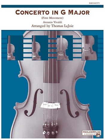 Vivaldi, A arr. LaJoie, T Concerto in G Major (string orchestra)