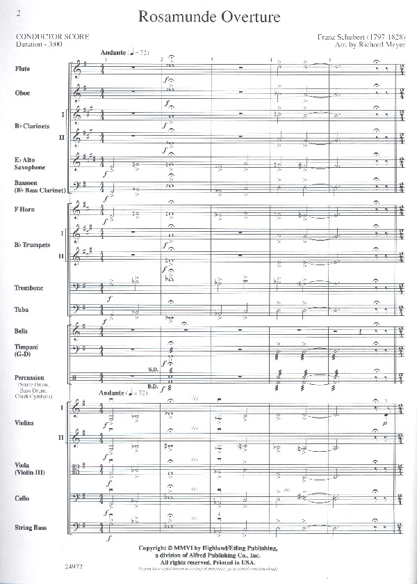 Ouvertüre zu Rosamunde