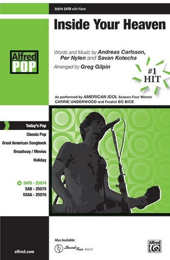 arr. Gilpin Inside Your Heaven SATB