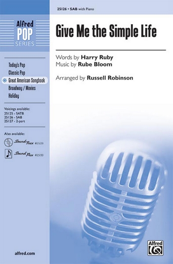 Ruby/Bloom/arr Robinson Give Me the Simple Life SAB