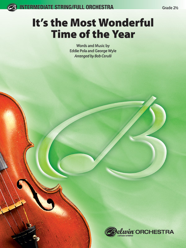 Cerulli, Bob (arranger)It's Most Wonderful Time Year (f/s orch)