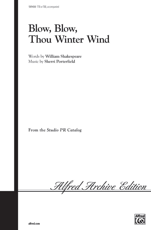 Porterfield, SherriBlow, Blow, Thou Winter Wind (TTB/TBB)