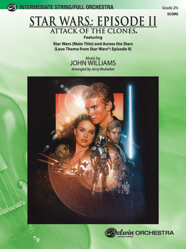 Williams, J arr. Brubaker, JStar Wars Attack/Clones (score)