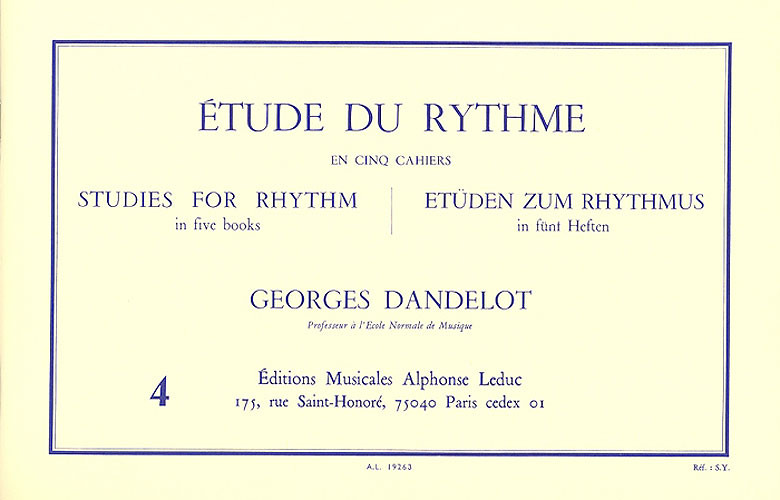 Étude du Rythme vol.4