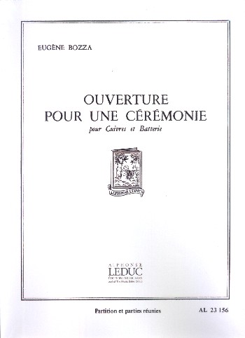 Ouverture pour une cérémonie