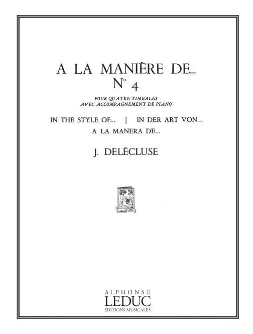 À la manière de ... no.4