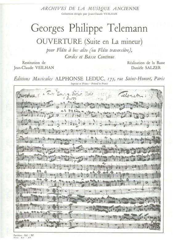TELEMANN SUITE EN LA MINEUR