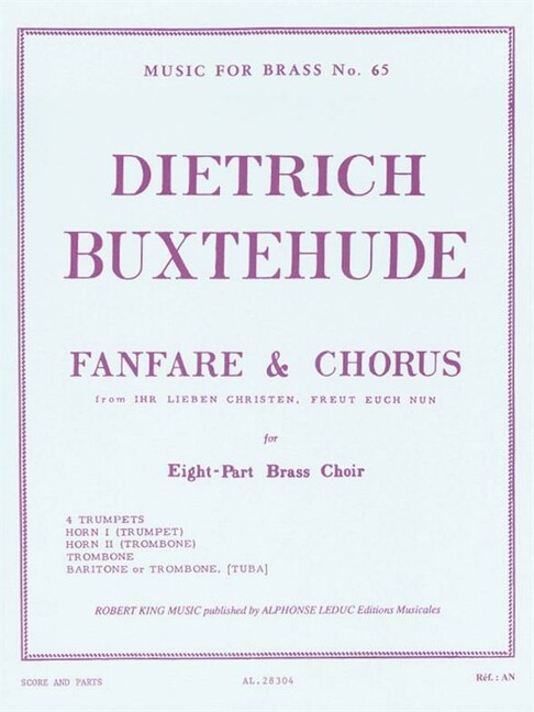 Fanfare and Chorus from Ihr liebe Christen freut euch nun