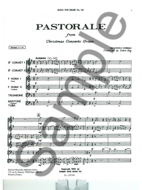 Pastorale from Concerto grosso op.6,8