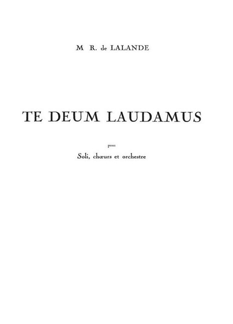 Te deum laudamus