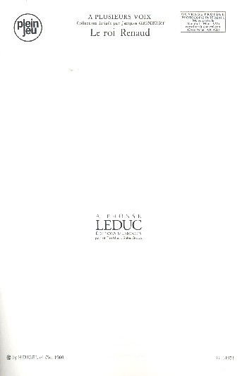 Le roi renaud