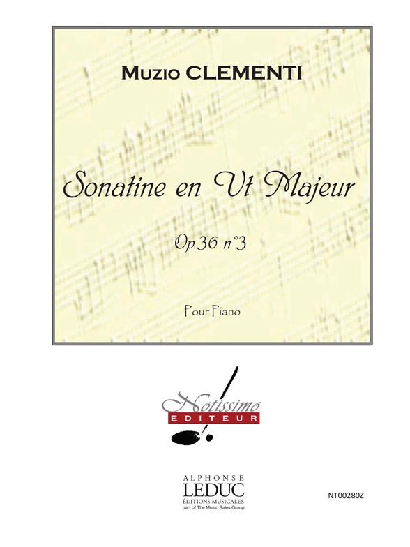 CLEMENTI M. SONATINE EN UT MAJEUR OP36 N03