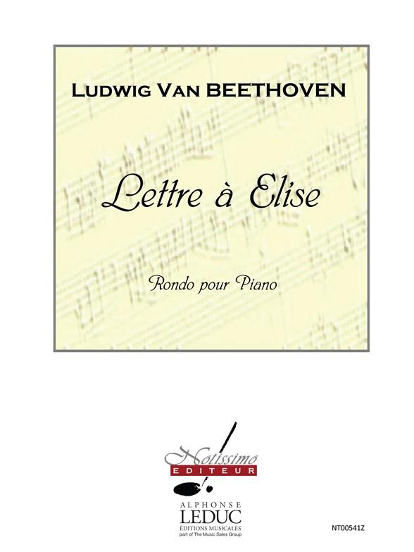 BEETHOVEN LETTRE A ELISE