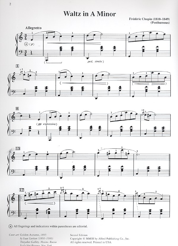 Waltz in a Minor op.opsth.