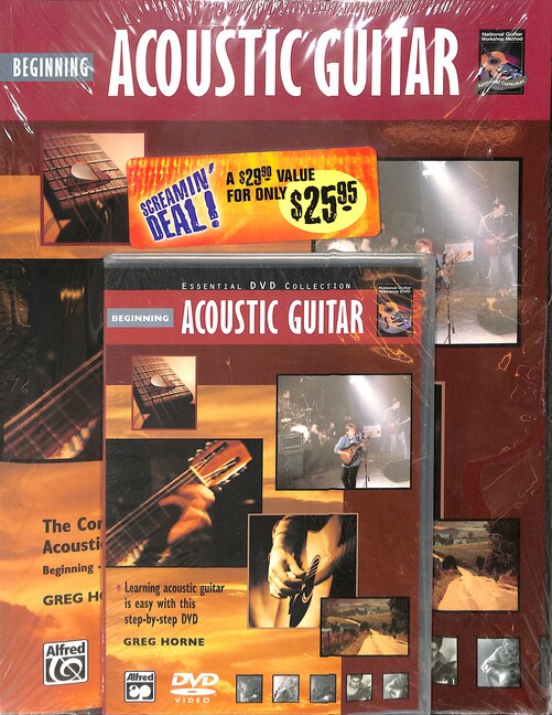 Beginning Acoustic Guitar. book and DVD