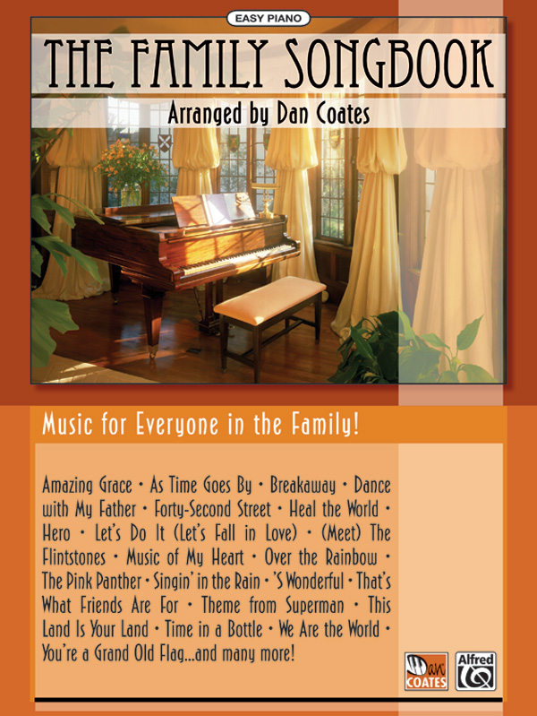 Arr Coates, Dan The Family Songbook Easy Piano/Voice