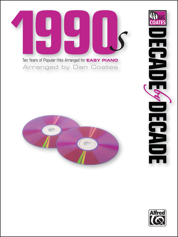 Coates,Dan (arranger) decade By Decade:1990s (easy piano)