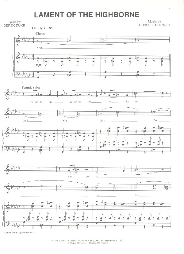 World of Warcraft - Sheet Music Anthology: