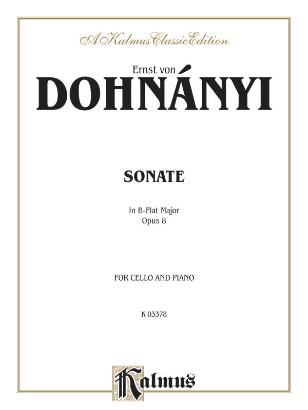 Dohnanyi Sonata Op. 8