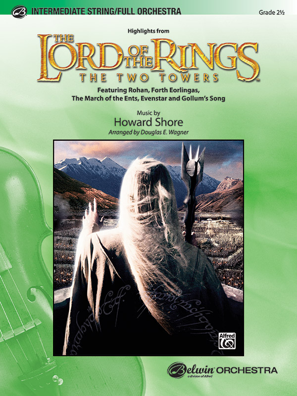 Shore, H arr. Wagner, D.ELord of the Rings: Two Towers (f/s orch)