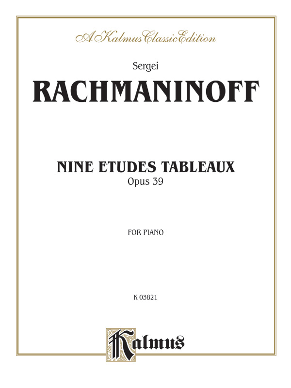9 Etudes Tableaux op.39
