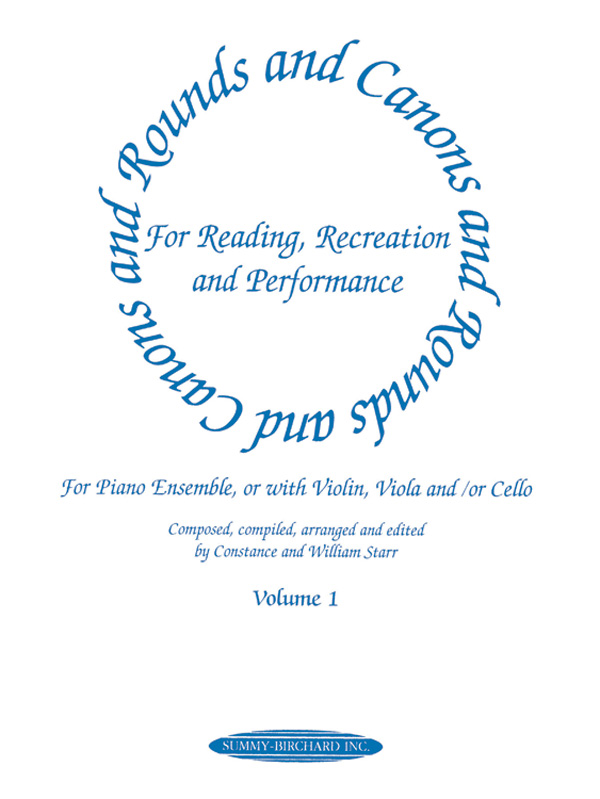 Rounds And Canons Piano Vol 1