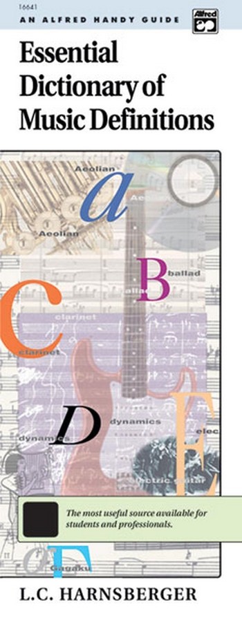 Harnsberger, Lindsey C Essential Dict of Music Defin (Handy Gd)