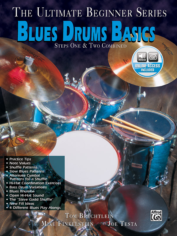 Blues Drum Basics  Step 1 & 2 combined (+Online-Audio)