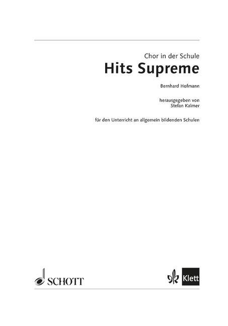 Chor in der Schule - Hits Supreme (+CD)