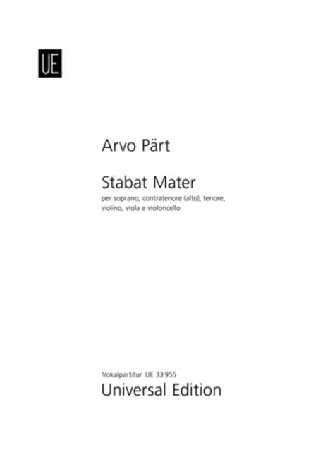 Stabat Mater per soprano, contratenore