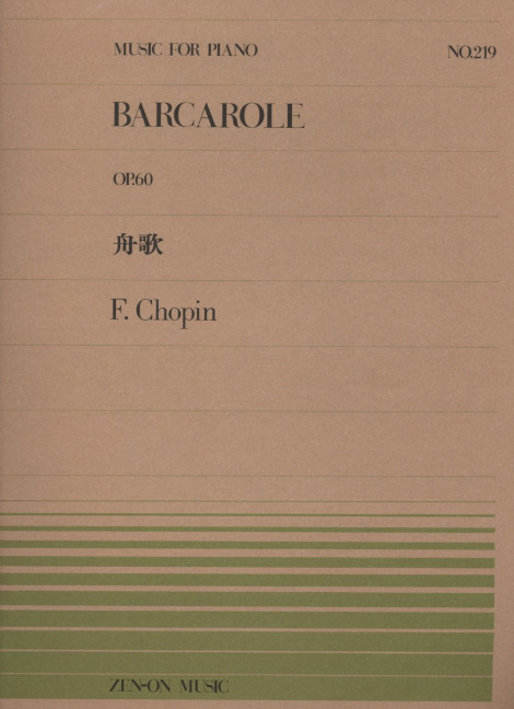 Barcarole op.60