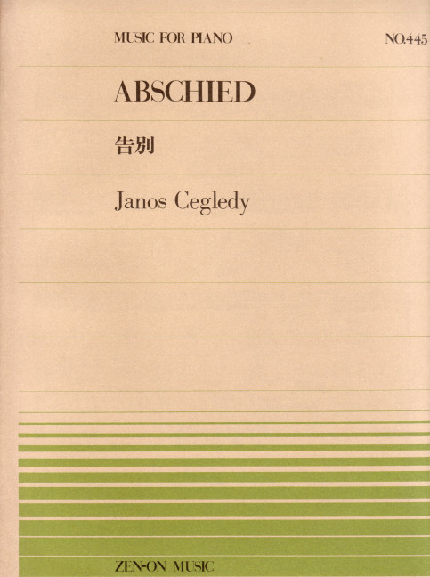 Cegledy, Janos Abschied